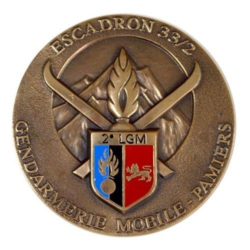 Fanion Original Gendarmerie Mobile EGM 35/3 Saint-Nazaire – 26x18 Cm – France